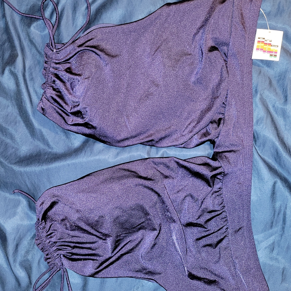 Elegant Purple Women's 2 Piece Bathing Suit